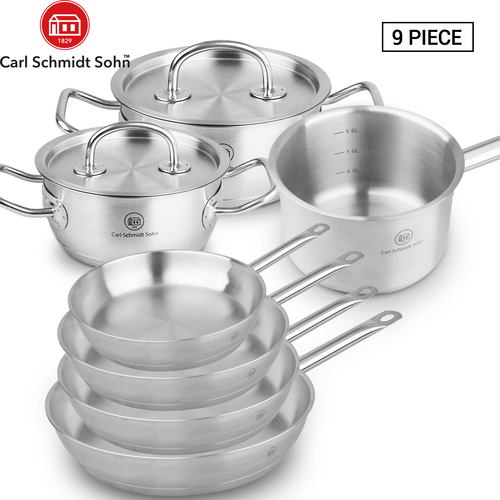 Pro-X  Stainless Steel Cookware Set Frying Pan Pot