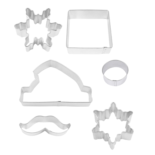 Set of 6 R&M Santa Centrepiece Cookie Cutter