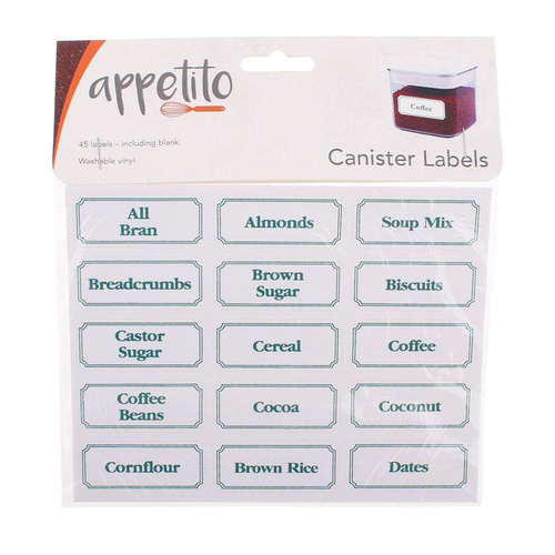 Appetito Pantry Labels Pack 45