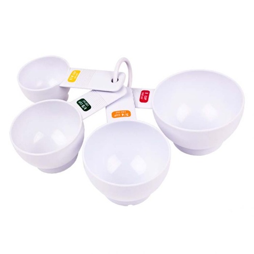 Appetito Set of 4 Plastic Measuring Cups 
