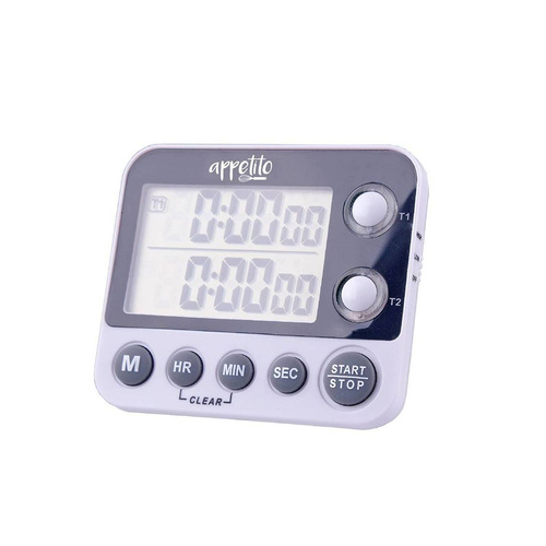 Appetito Dual Digital Timer 100 Hours 