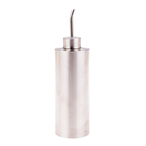 Appetito 250ml Stainless Steel Cylinder Satin Oil Dispenser Can