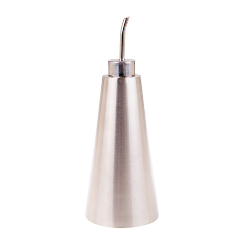 Appetito 500ml Stainless Steel Conical Satin Oil Dispenser Can  