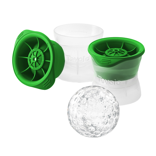 Set of 2 Tovolo Golf Ball Ice Mould Green