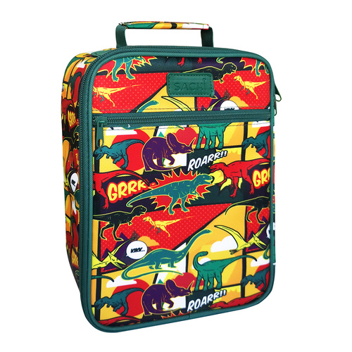 Sachi Insulated Junior Lunch Tote Dinosaurs