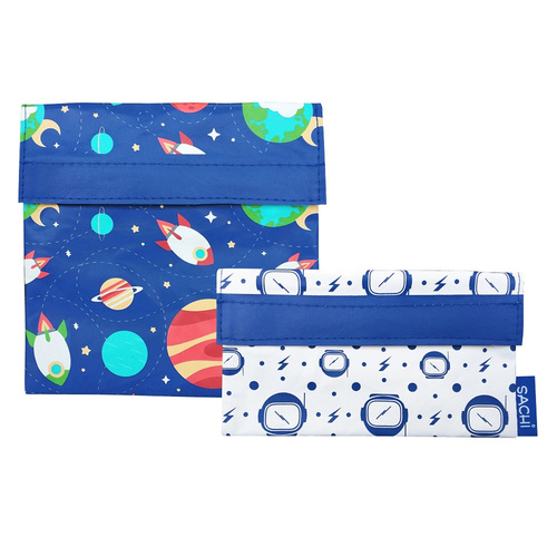 Sachi Set of 2 Lunch Pockets Outer Space