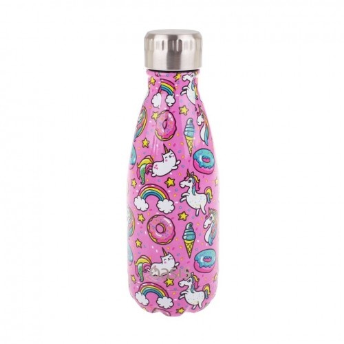 S/S Double Wall Insulated Drink Bottle Unicorns