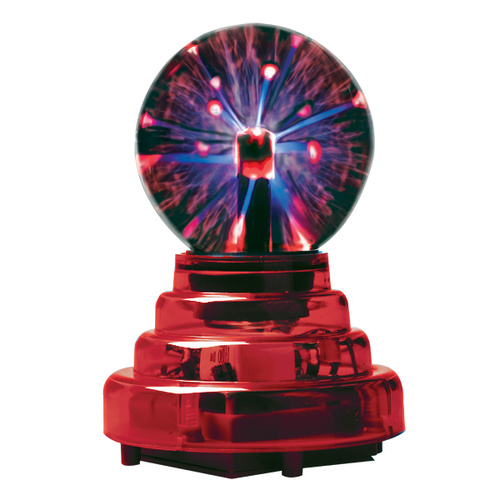 Battery Operated 3-inch Plasma Ball Red Base