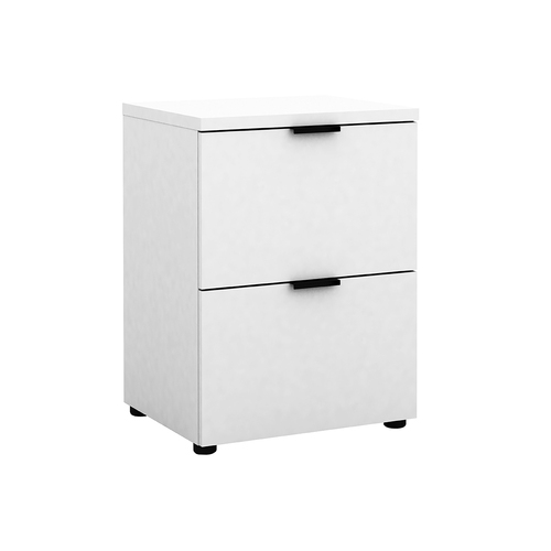 Rico 2 Drawer Filing Cabinet - White