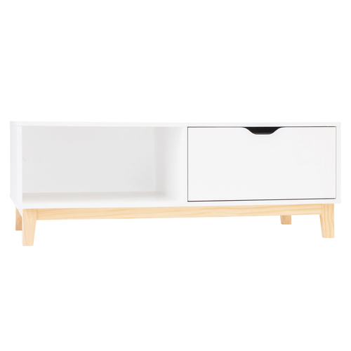 Alma Scandi 1 Drawer 1 Shelf Coffee Table