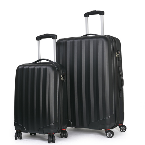 Conwwod SureLite 2pc Luggage Suitcase - Hard Case Black